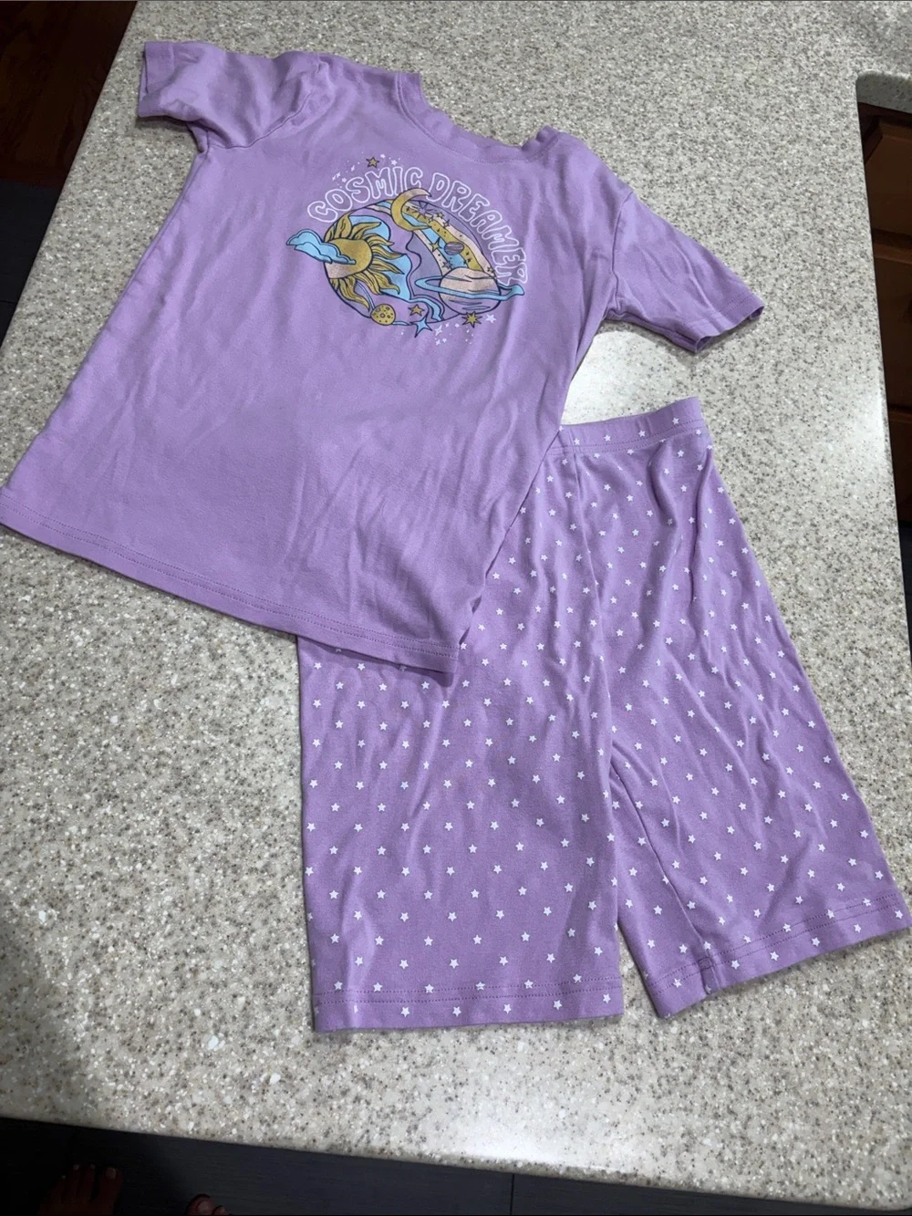 Carters size 14 two piece pajamas shorts and short sleeve